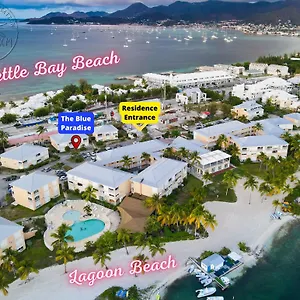 En Bord De Baie Nettle, 4 Couchages Renove , Sandy Ground Sint Maarten/Saint Martin